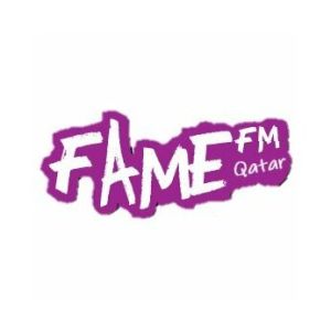 Logo of radio station Fame FM Qatar