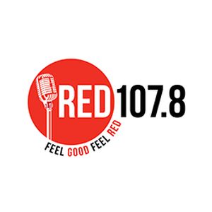 Logo of radio station RED 107.8