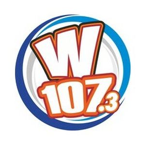 Logo of radio station W 107.3 FM