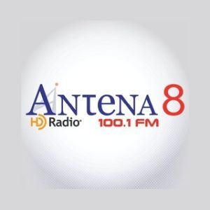 Logo of radio station Antena 8 FM