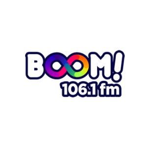 Logo of radio station Boom 106.1 FM