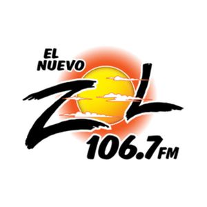 Logotipo de la emisora ​​de radio WXDJ El Zol 106.7 FM