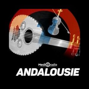 Logotipo de la emisora ​​de radio Medi 1 Andalouse (ميدى1 أندلس)