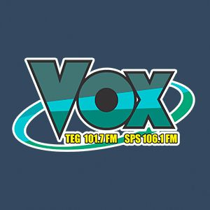 Logo of radio station VOX FM