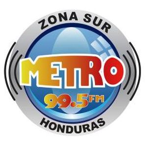 Logo of radio station La Metro 99.5 FM