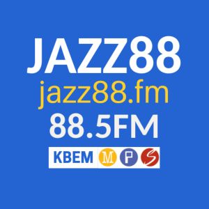 Logo of radio station KBEM JAZZ 88.5