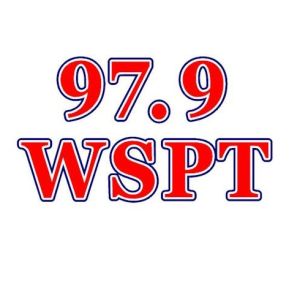 Logo of radio station 97.9 WSPT