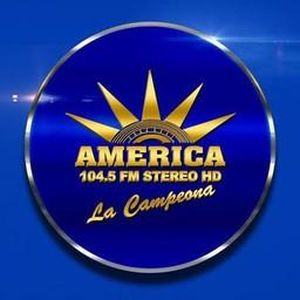 Logo of radio station América Estereo
