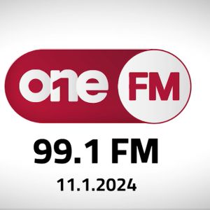 Logo of radio station ONE FM