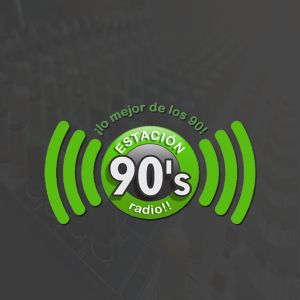 Logo of radio station Estacion 90s Radio