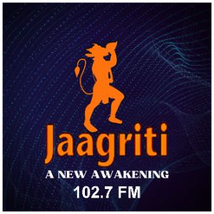 Logotipo de la emisora ​​de radio Radio Jaagriti 102.7 FM