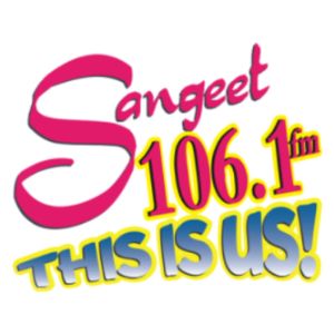 Logotipo de la emisora ​​de radio Sangeet 106.1 FM
