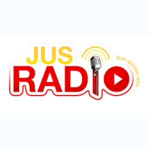 Logo of radio station JUS Radio