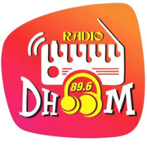Logotipo de la emisora ​​de radio Radio Dhoom 89.6 FM