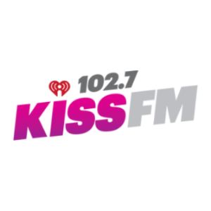 Logo of radio station 102.7 KISS FM