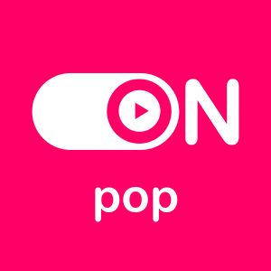 Logo of radio station ON Pop