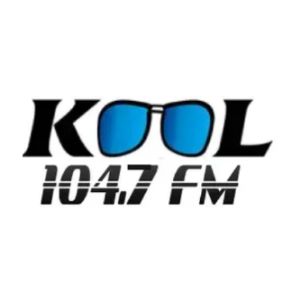 Logotipo de la emisora ​​de radio KQBK Kool 104.7 FM