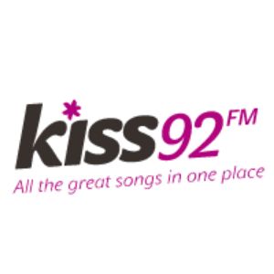 Logo of radio station Kiss92 FM