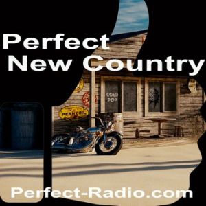 Logotipo de la emisora ​​de radio Perfect New Country