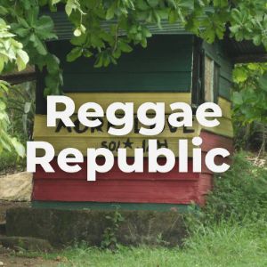Logotipo de la emisora ​​de radio BOX : Reggae Republic