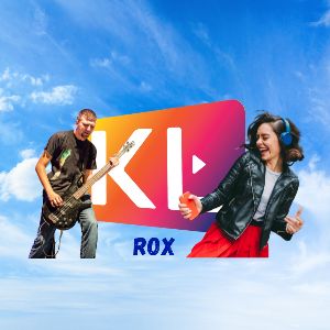 Logo of radio station KL ROX