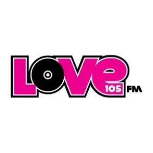 Logo of radio station Love 105 FM