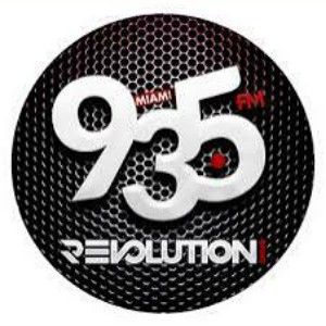 Logo of radio station Revolution 93.5 FM