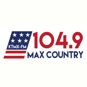 Logo de la station de radio KTMX 104.9 Max Country