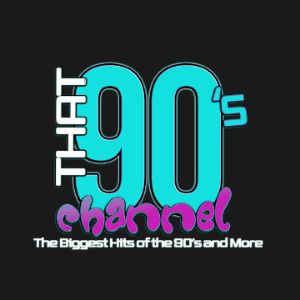 Logotipo de la emisora ​​de radio That 90s Channel