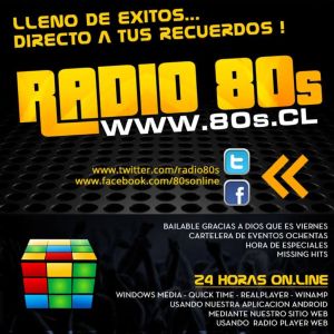 Logo of radio station Radio 80s