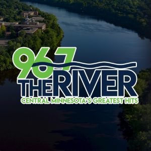 Logo of radio station KZRV 96.7 The River