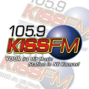 Logotipo de la emisora ​​de radio KKSW 105.9 Kiss FM