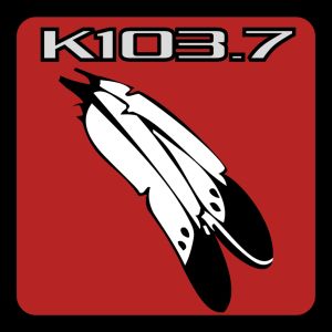 Logotipo de la emisora ​​de radio K103.7 FM – CKRK