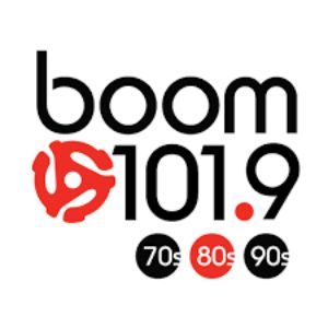 Logo de la station de radio CJSS Boom 101.9 FM