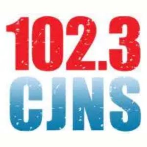 Logo of radio station 102.3 CJNS