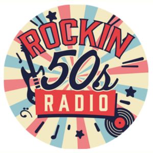 Logotipo de la emisora ​​de radio Rockin50s Radio