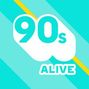 Logo of radio station 90s ALIVE
