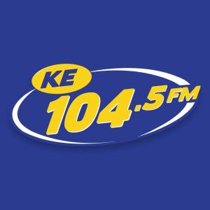 Logo of radio station KE 104.5 FM