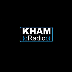 Logo of radio station KHAM Radio