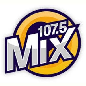 Logo of radio station KSMX Mix 107.5 FM