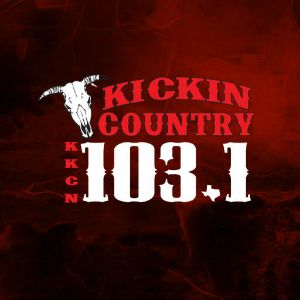 Logotipo de la emisora ​​de radio KKCN Kickin' Country 103.1 FM