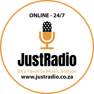 Logo of radio station JustRadio