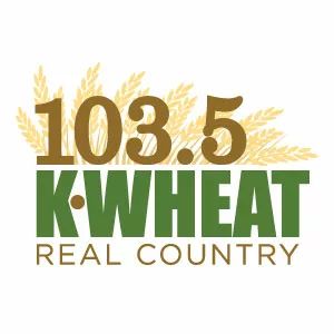Logo of radio station KWHT 103.5 K-WHEAT