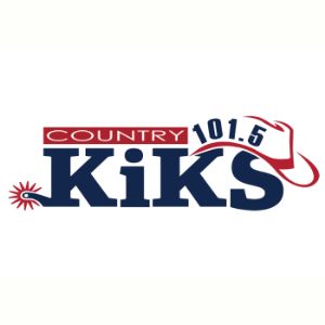 Logotipo de la emisora ​​de radio Country 101.5 KIKS