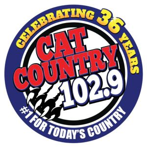 Logo de la station de radio KCTR Cat Country 102.9 FM