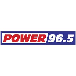 Logotipo de la emisora ​​de radio KSPW Power 96.5 FM
