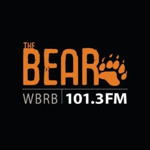 Logotipo de la emisora ​​de radio WBRB 101.3 The Bear