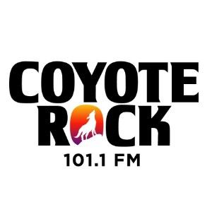 Logotipo de la emisora ​​de radio Coyote Rock 101.1 FM
