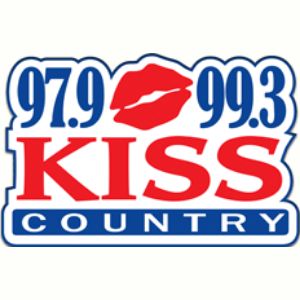 Logotipo de la emisora ​​de radio KISZ KISS Country 97.9 & 99.3 FM
