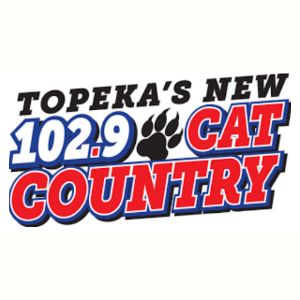 Logotipo de la emisora ​​de radio KTOP 102.9 Cat Country